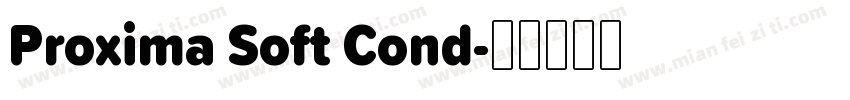 Proxima Soft Cond字体转换